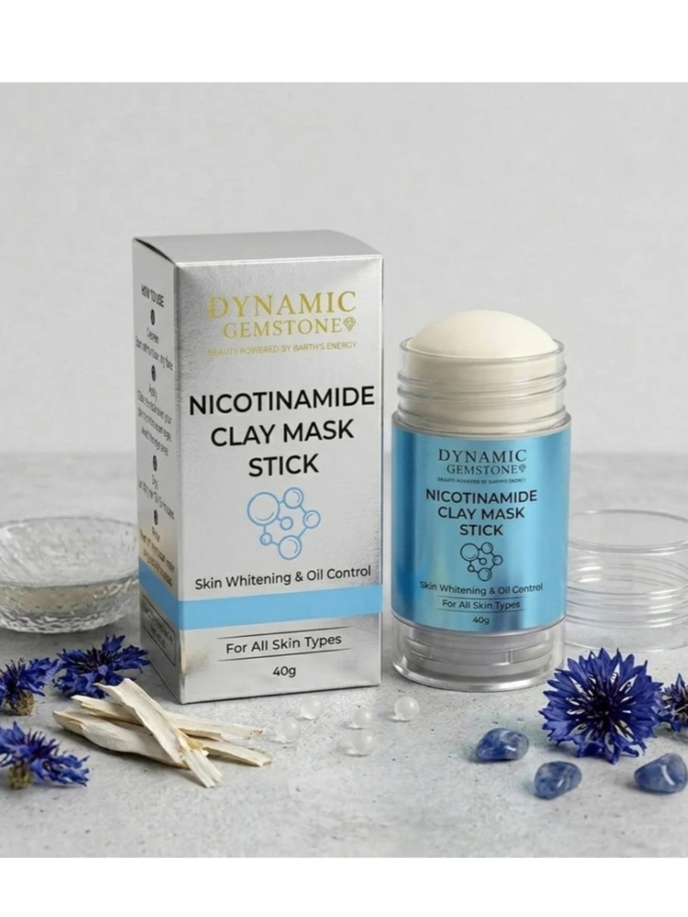 Dynamic Supreme Nicotinamide Clay Mask Stick 40g NIB Sealed $395